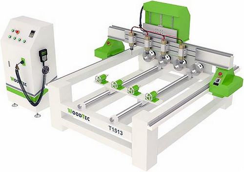 Фрезерно-гравировальный станок с ЧПУ WoodTec T-1513х4