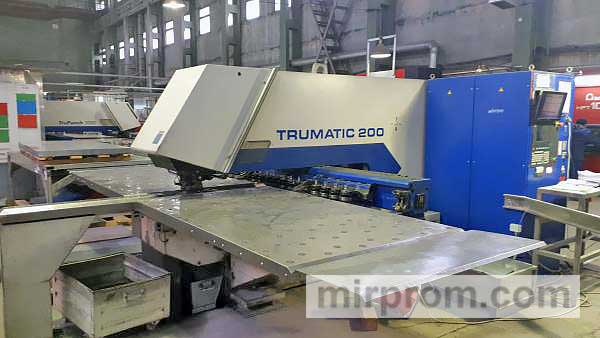 Гидравлический координатно-вырубной пресс TRUMPF Trumatic 200R малого формата 2003 г.в.