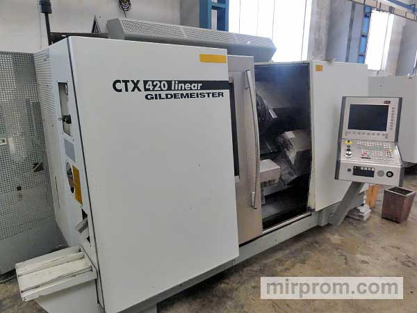 Токарный станок с ЧПУ GILDEMEISTER CTX 420 linear