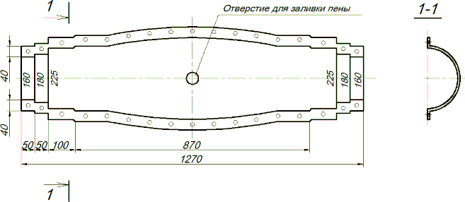 кожух линейный большой