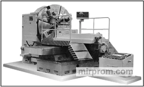 Станок лоботокарный с поперечной станиной с ЧПУ 1М692Ф3
