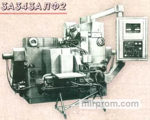 Автомат специальный торцешлифовальный двусторонний с горизонтальной осью вращения шпинделя 3А343